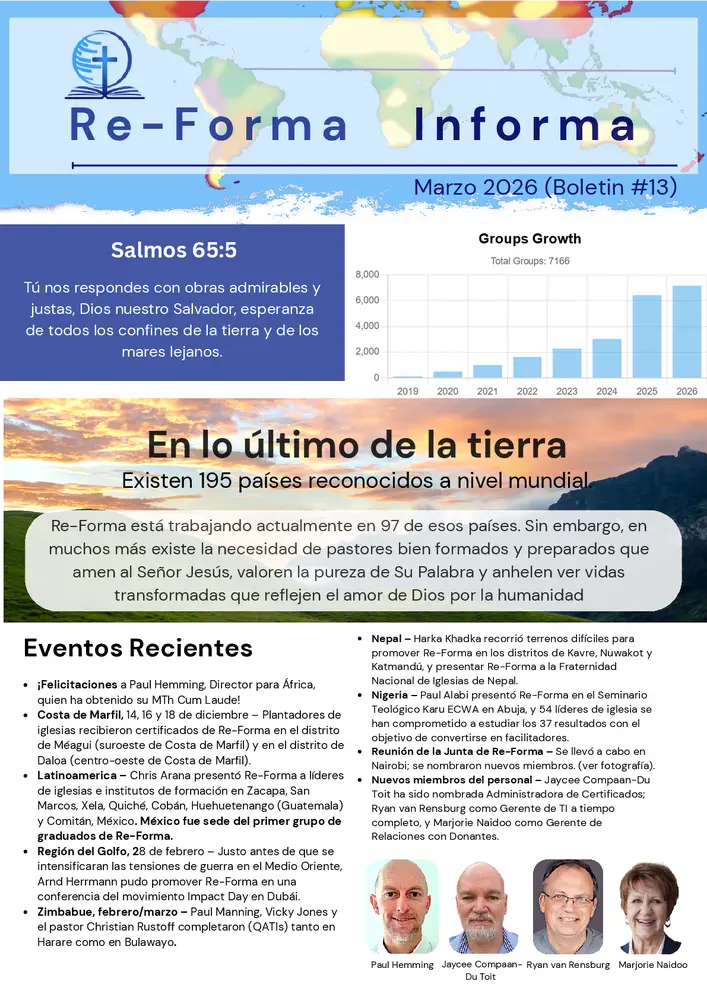 Boletín informativo de marzo de 2026