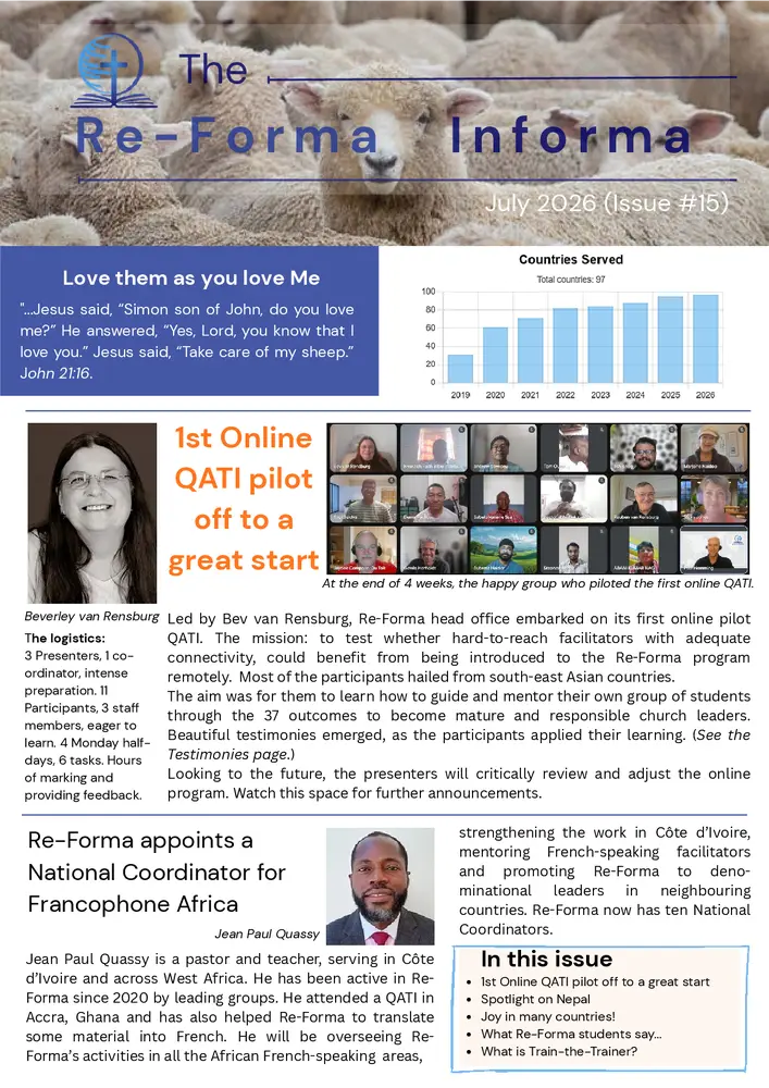 Re-Forma has news for you